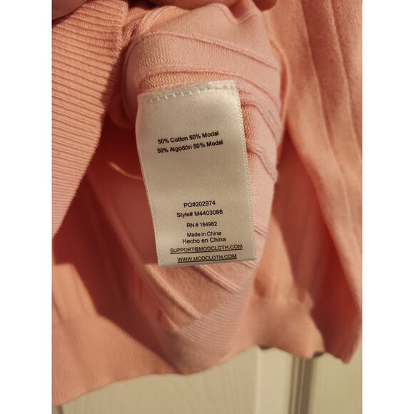 Modcloth Women's Sweater Pink XL - Picture 3 of 4